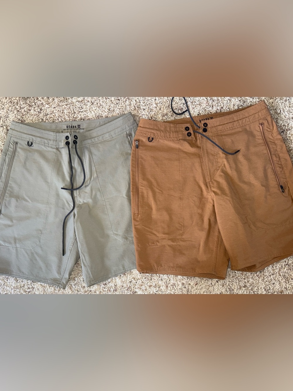 NWOT Roark Men’s Layover Trail 2.0 Shorts 28 Lot Of Two